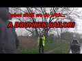 53. Narrowboat Cruise from Stockton to Dunham Massey, part 3 - Dealing With A Very Drunk Boater