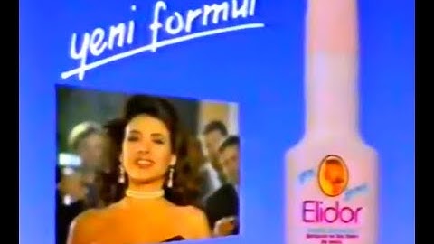 New Formula Elidor Cream Shampoo 30s - Türkiye, 1990