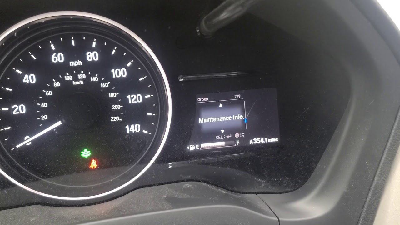 2019 - 2022 Honda HRV How to Reset Oil Life - YouTube