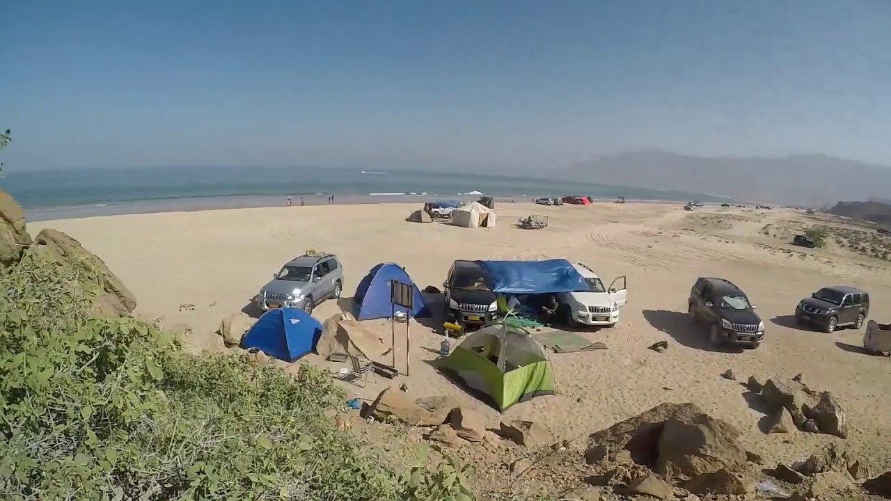 As Sifah camping trip التخييم في السيفة