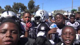 Go behind the scenes with oakland jr raiders video shoot