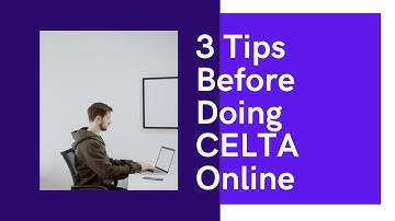 3 Reason Not to Do CELTA Online