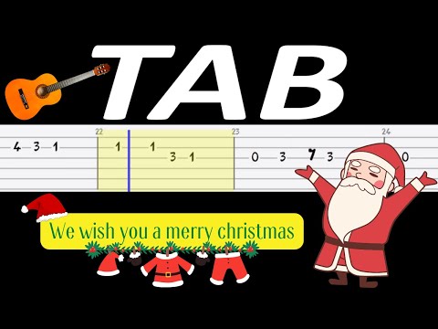 🎸 We wish you a merry Christmas - melodia TAB (gitara) 🎵 TABY I NUTY W OPISIE 🎼