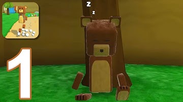 Super Bear Adventure   Gameplay Walkthrough Part 1   Tutorial & Turtletown iOS, Android