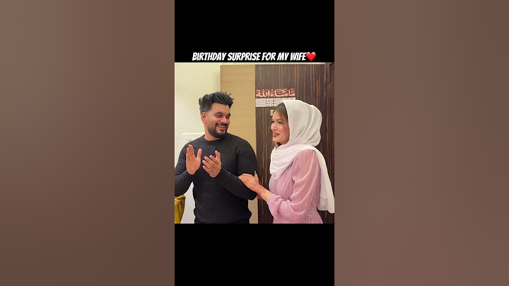 Birthday surprise for my wife❤️