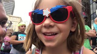 Hannah and Eli run the Akron Marathon Kids Fun Run! - 2019-09-27