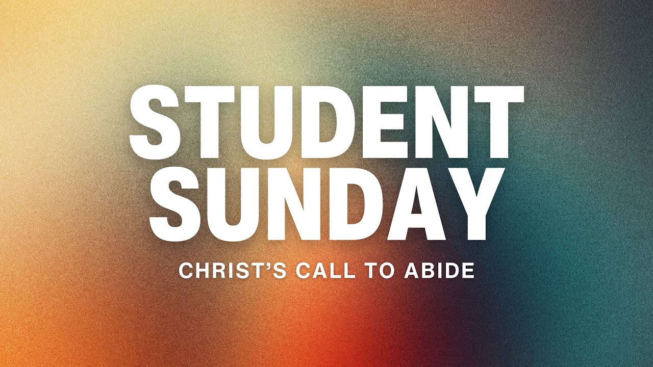 Student Sunday Student Sunday | Allie Fleener | 5.18.25 - YouTube
