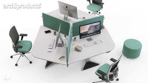 Orgatec 2018 | ACTIU - Marcelo Alegre, Javier Cuñado, Soledad Berbegal, and the office novelties