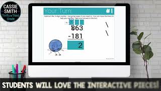 3rd Grade Interactive Math Lessons - Google Classroom Digital Bundle Wealth