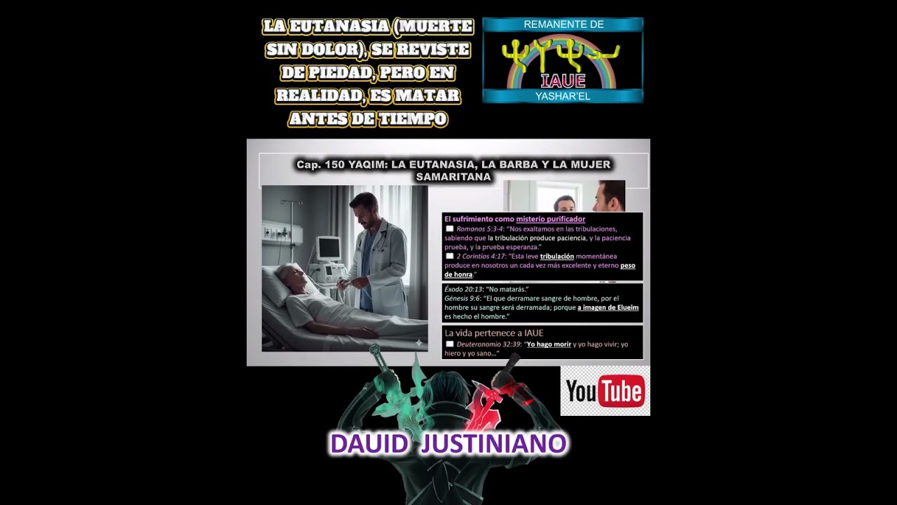 LA EUTANASIA (MUERTE SIN DOLOR), SE REVISTE DE PIEDAD, PERO EN REALIDAD, ES MATAR ANTES DE TIEMPO