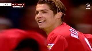 Cristiano Ronaldo Scored His FIRST EVER Manchester United Goal In This Match (2003)