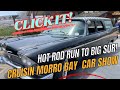 Unbelievable muscle car madness at morro bay custom car show  hot rod meetup  big sur cruise 2024