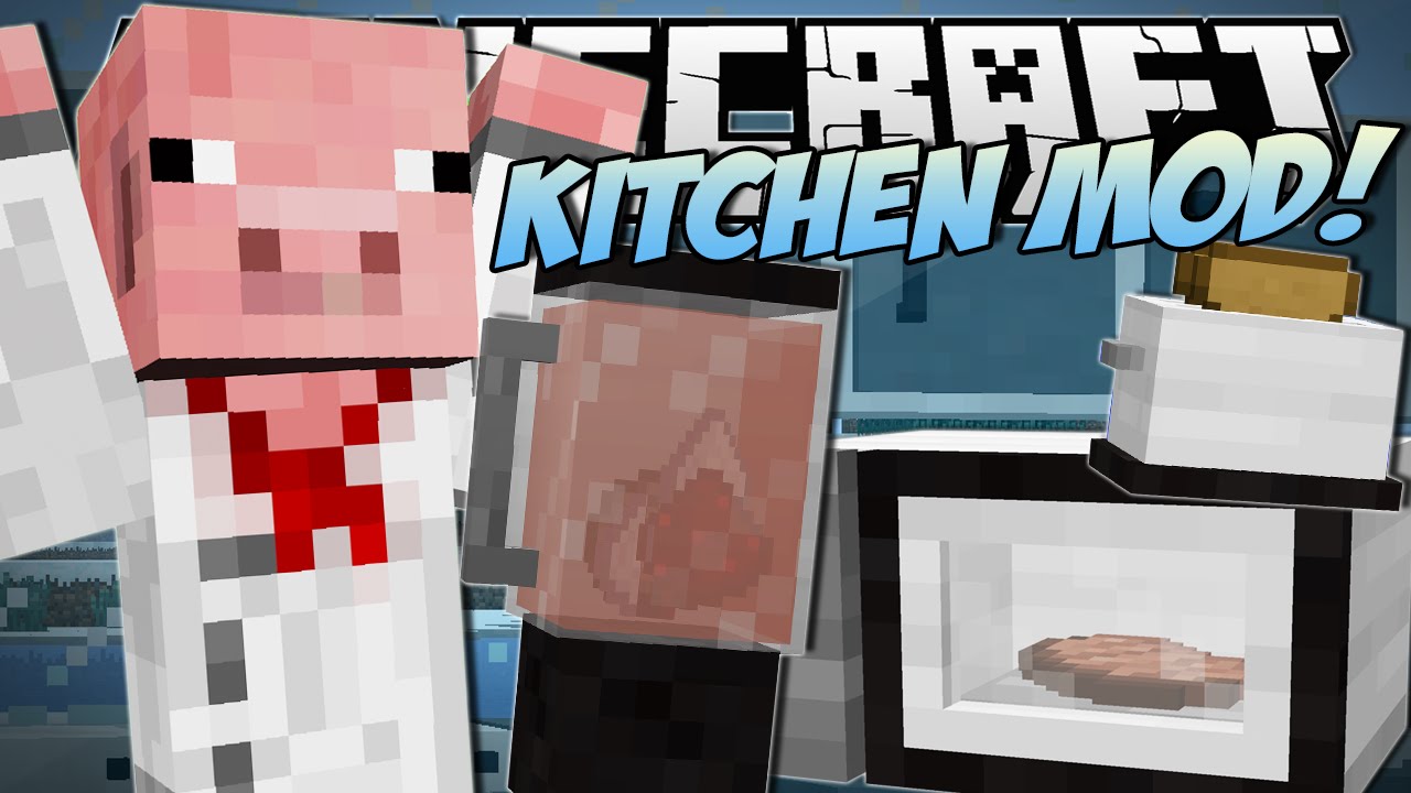 Minecraft | KITCHEN MOD (Blenders, Microwaves & More!) | Mod Showcase