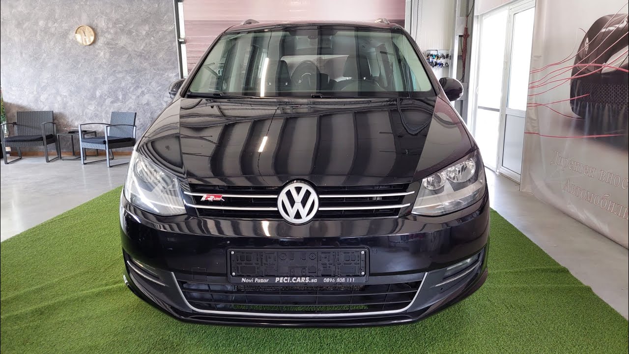  vw sharan r line 2 0tdi 140hp dsg 6sp 10 2011 youtube