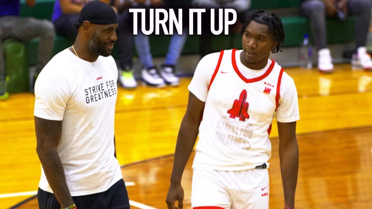 LeBron Motivates Bronny's SFG Team! Shy Odom & Tre White GO OFF!