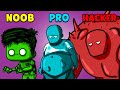 NOOB vs PRO vs HACKER - Zombeat.io