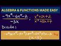 Algebra &amp; Functions