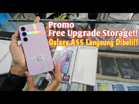 Promo Free Upgrade Storage!! Gercep Galaxy A55 Langsung Dibeli!!