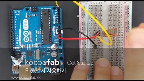 아두이노 Flex센서 사용하기 : 코코아팹 Kocoafab