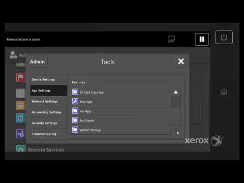 Xerox® AltaLink® C8070 Family Accessing Tool Administrators   No Audio