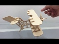 3D Woodcraft Construction Kit DIY, How to Assembly Wooden Biplane 3D Woodcraft Construction Kit DIY, How to Assembly Wooden Biplane