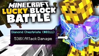 530% ATTACK DAMAGE ARMOR! | Lucky Block Battle
