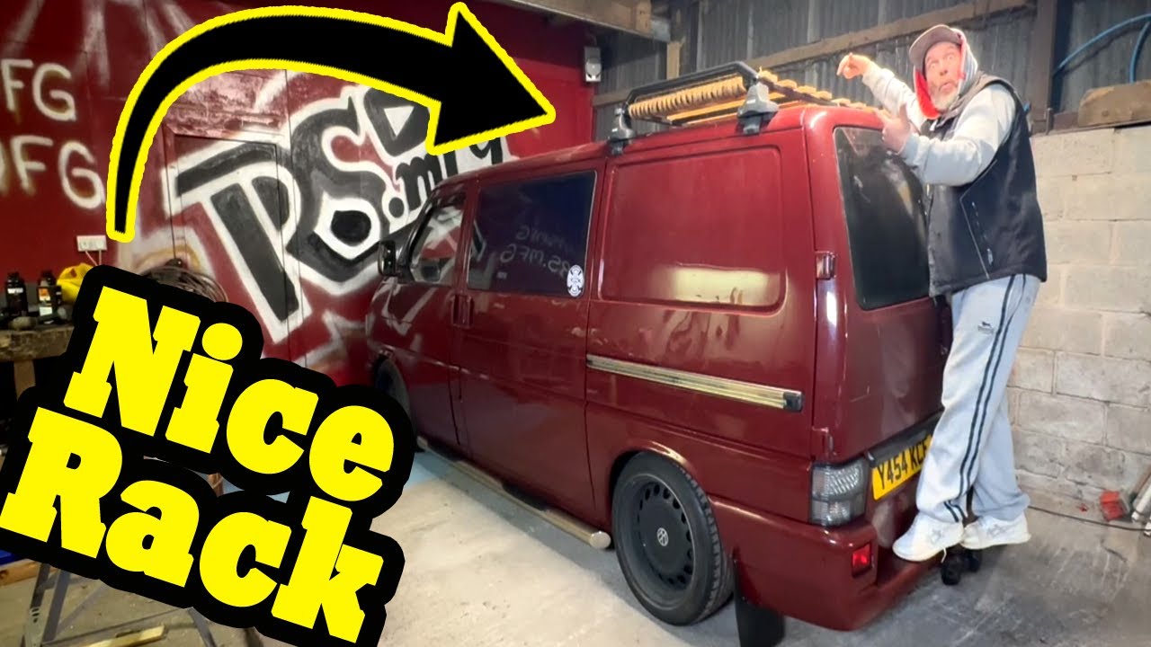 Shes Got A Nice RACK Building A One Off Roof Rack VW T4 damaged Shes Got A Nice RACK Building A One Off Roof Rack VW T4 damaged