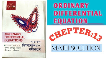 Ordinary Differential Equation(ODE)||Honours 2nd year||Chapter:13||Example:18||Major+Non Major||
