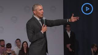 Obama hails youth climate protests in Berlin