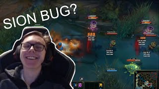 Baus abusing Sion Hexflash Bug | Thebausffs Clips