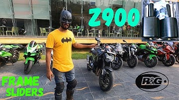 Kawasaki Z900 R&G frame sliders installation | R&G Racing | Z 900 - Batbike