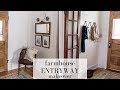 Farmhouse Entryway Makeover