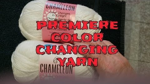Premier Chameleon Color Changing Yarn In The Bright Sun