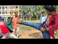 Santhali movie  making shooting time  sunil besra  fight seen