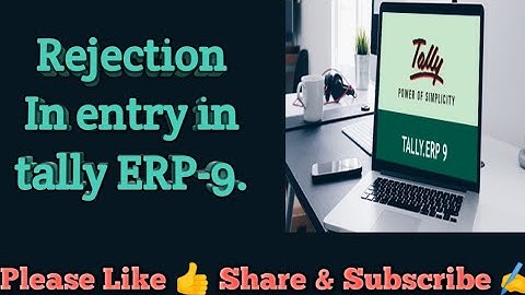 Rejection In entry in tally ERP-9 | Rejection In Sales Order Delivery Note Sales Account In Tally.