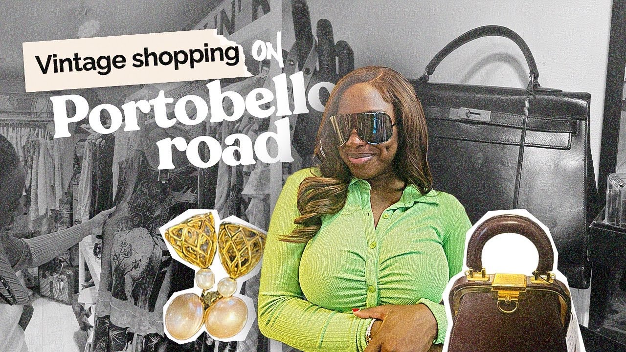 Vintage Shopping on Portobello Road (#2): Finding Hidden Gems in Notting Hill | London Vlog