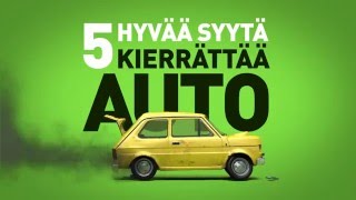 5 hyvää syytä kierrättää auto