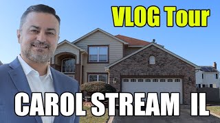 Living in Carol Stream Illinois | VLOG tour of CAROL STREAM IL | Chicago western suburb