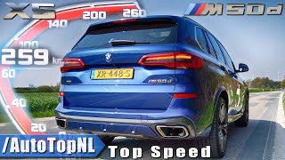 2019 BMW X5 M50d G05 400HP ACCELERATION & TOP SPEED 0-259km/h LAUNCH CONTROL by AutoTopNL