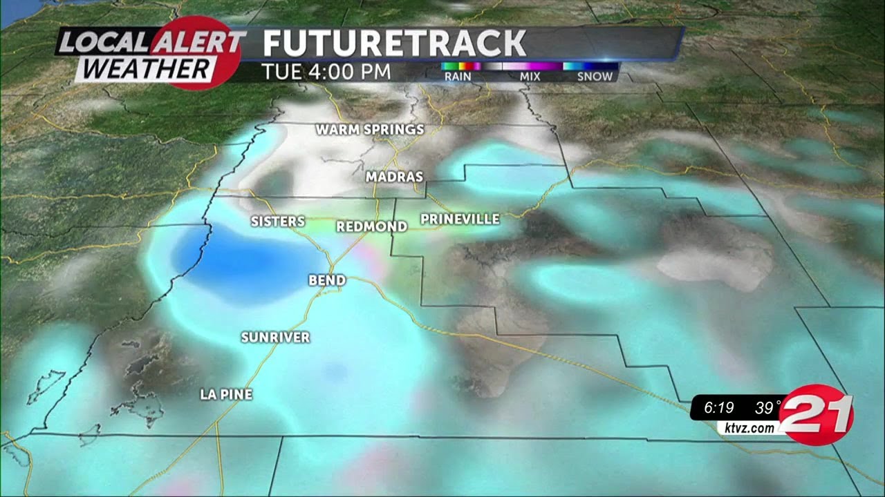 Cooler week with chances for snow ahead - YouTube