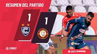 Cienciano vs Cultural Santa Rosa highlights (1-1) - Primera División