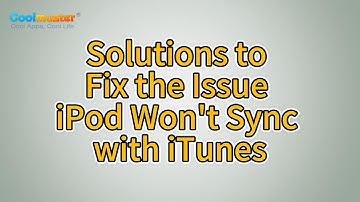 How to Fix the Issue iPod Won