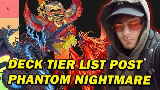The honest Deck Tier list post Phantom Nightmare Yu-Gi-Oh!  #yugioh