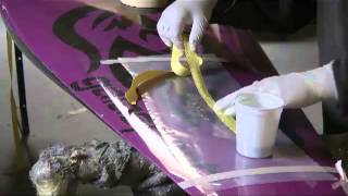 Slalom boat protective tape reparation