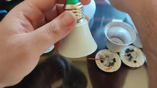 How the bulbs are assembled, طريقة تجميع لمبات الليد