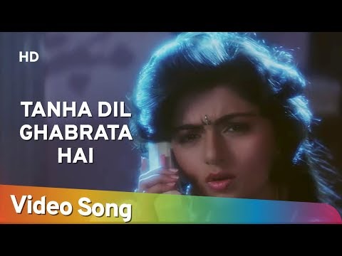 Watch Tanha Dil Ghabrata Hai (HD) | Tyagi (1992) | Bhagyashree | Himalaya | Bappi Lahiri Hits on YouTube