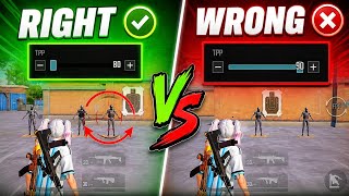 Best TPP View Settings For BGMI | Best Hipfire &amp; Colse Range Settings in BGMI