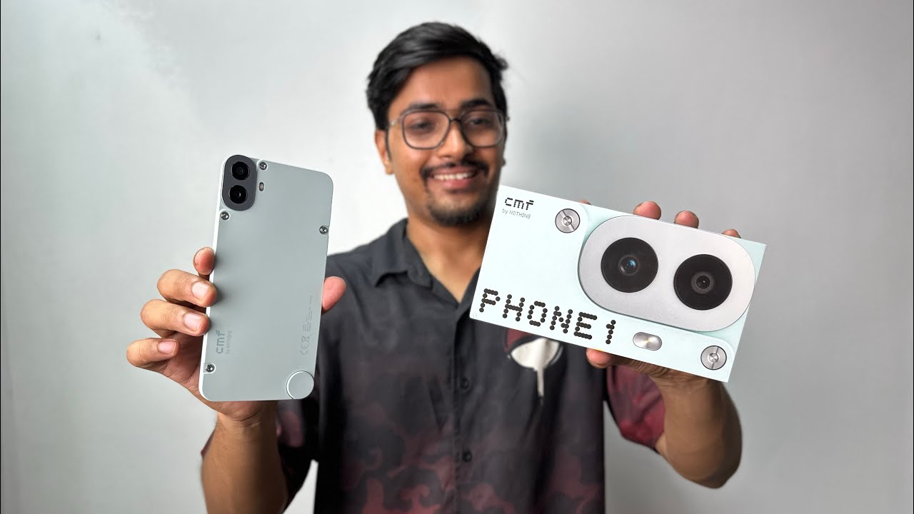 CMF Phone 1 raw unboxing in green colour | retail unit - YouTube