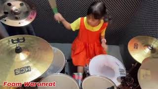 ไหง่ง่อง-ตั๊กแตน ชลดา Drum Cover By Foam Warunrat Cr.ซาวด์กลอง Tarn Softwhip Foam  Warunrat