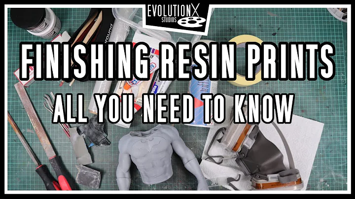 Post processing resin prints: Remove support marks, holes, gaps, recrate texture and glueing